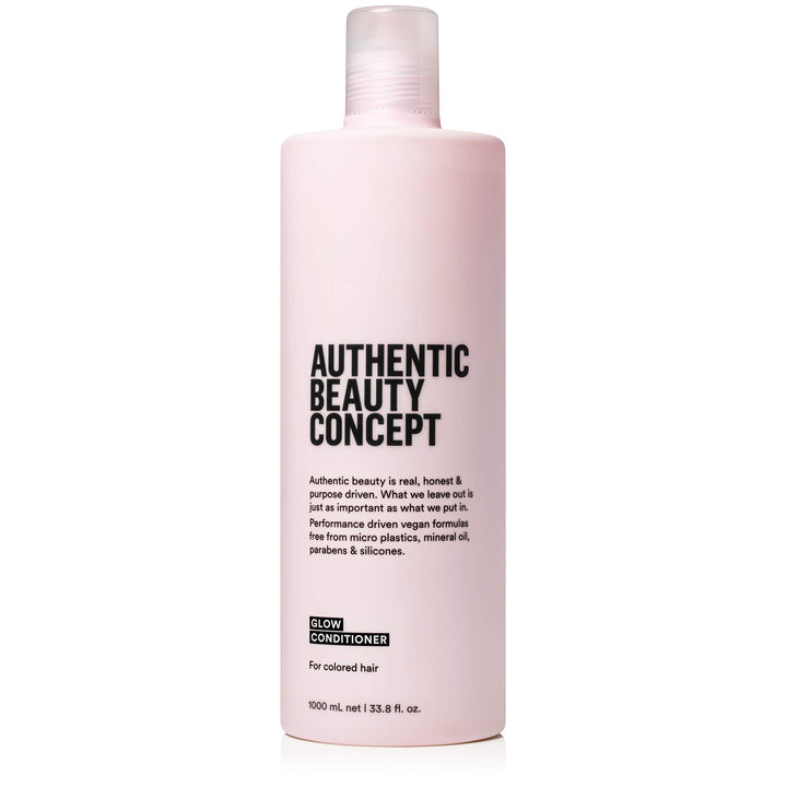 Authentic Beauty Concept Glow Conditioner | Color Treated Hair | Hydrates Color-Treated Hair | Vegan & Cruelty-free | Silicone-free | 33.8 fl. oz.