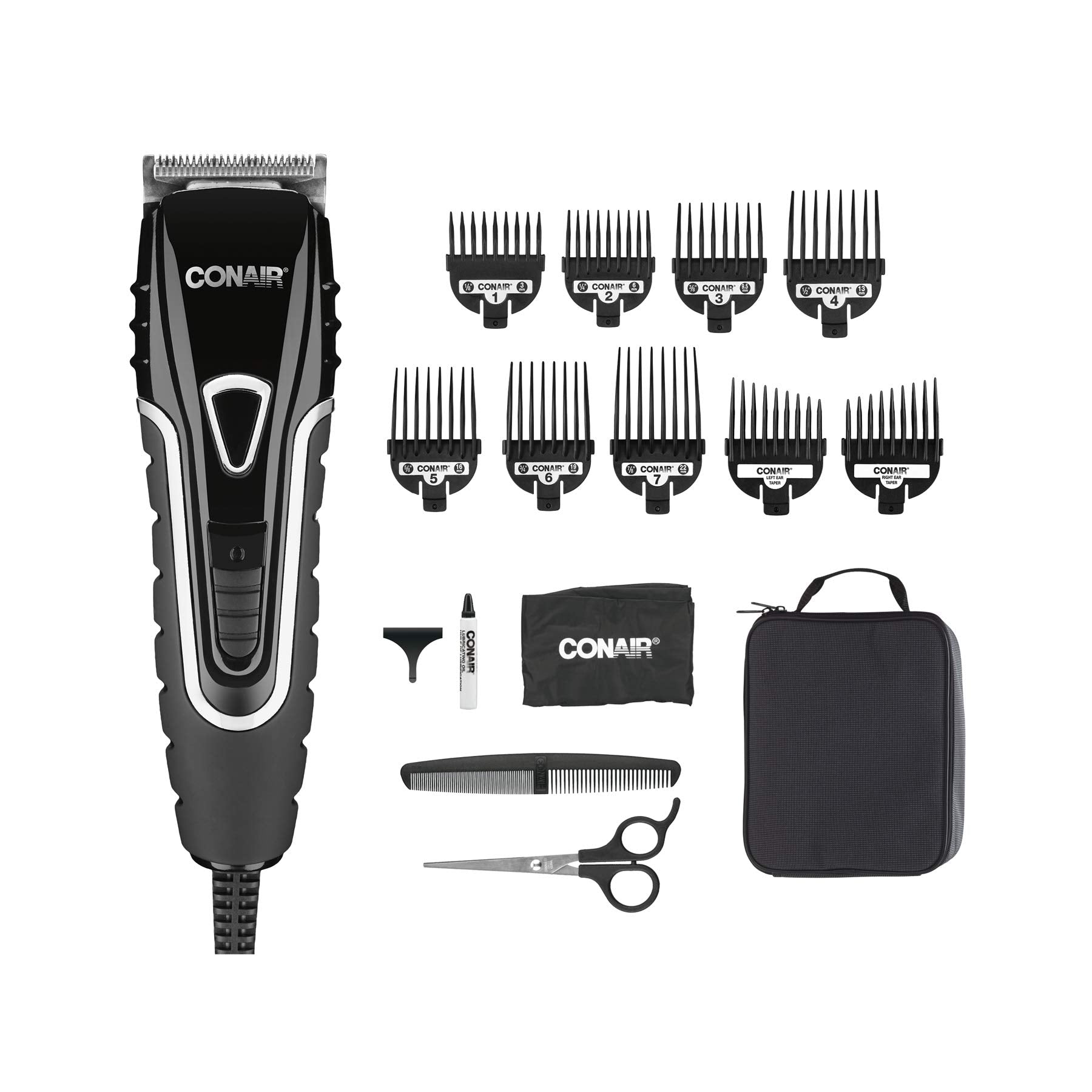Conair Barber Shop Series Professional 20-piece Haircut Kit, Home Hair Cutting Kit