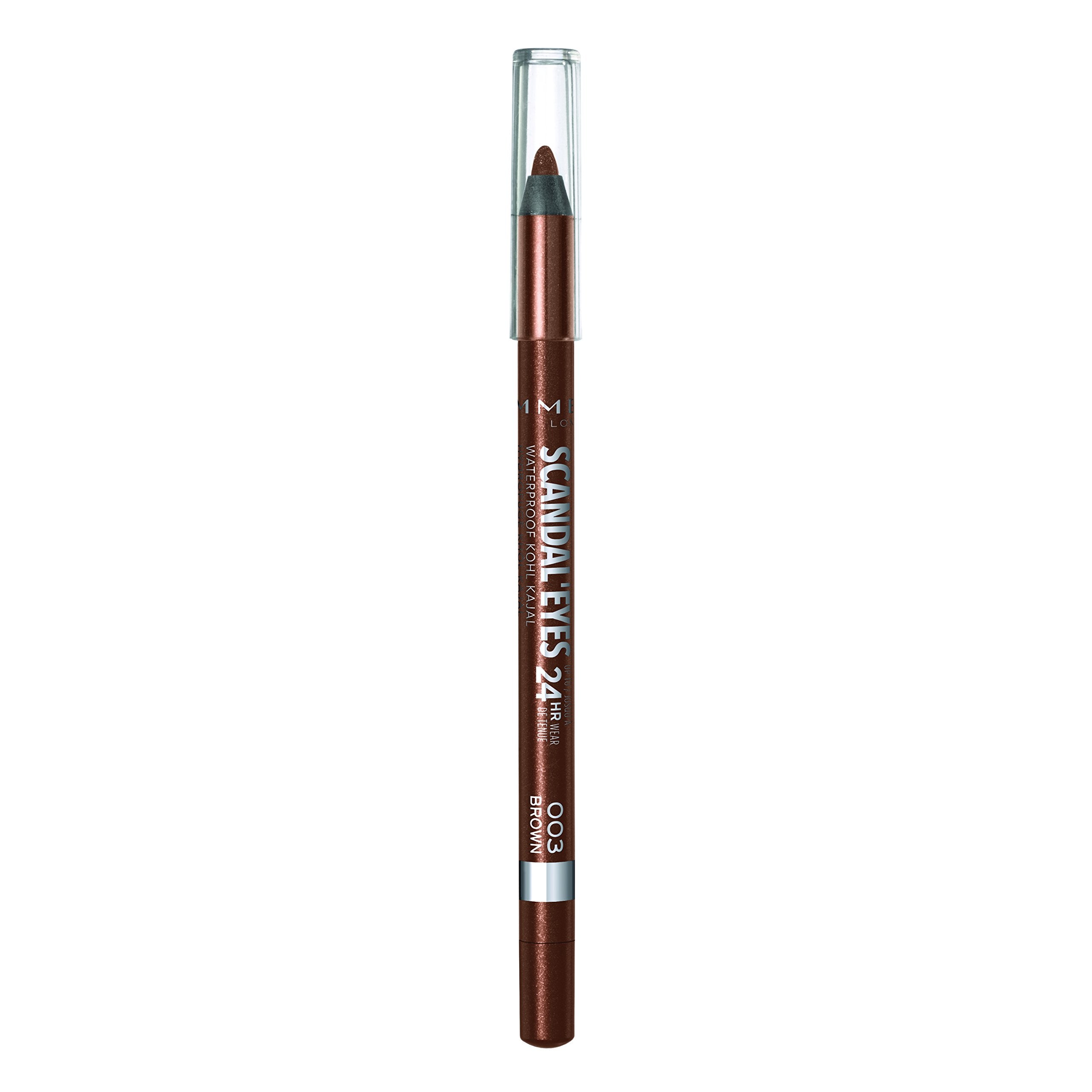 Rimmel Scandaleyes Waterproof Kohl Kajal Eyeliner, Brown, 0.042 oz