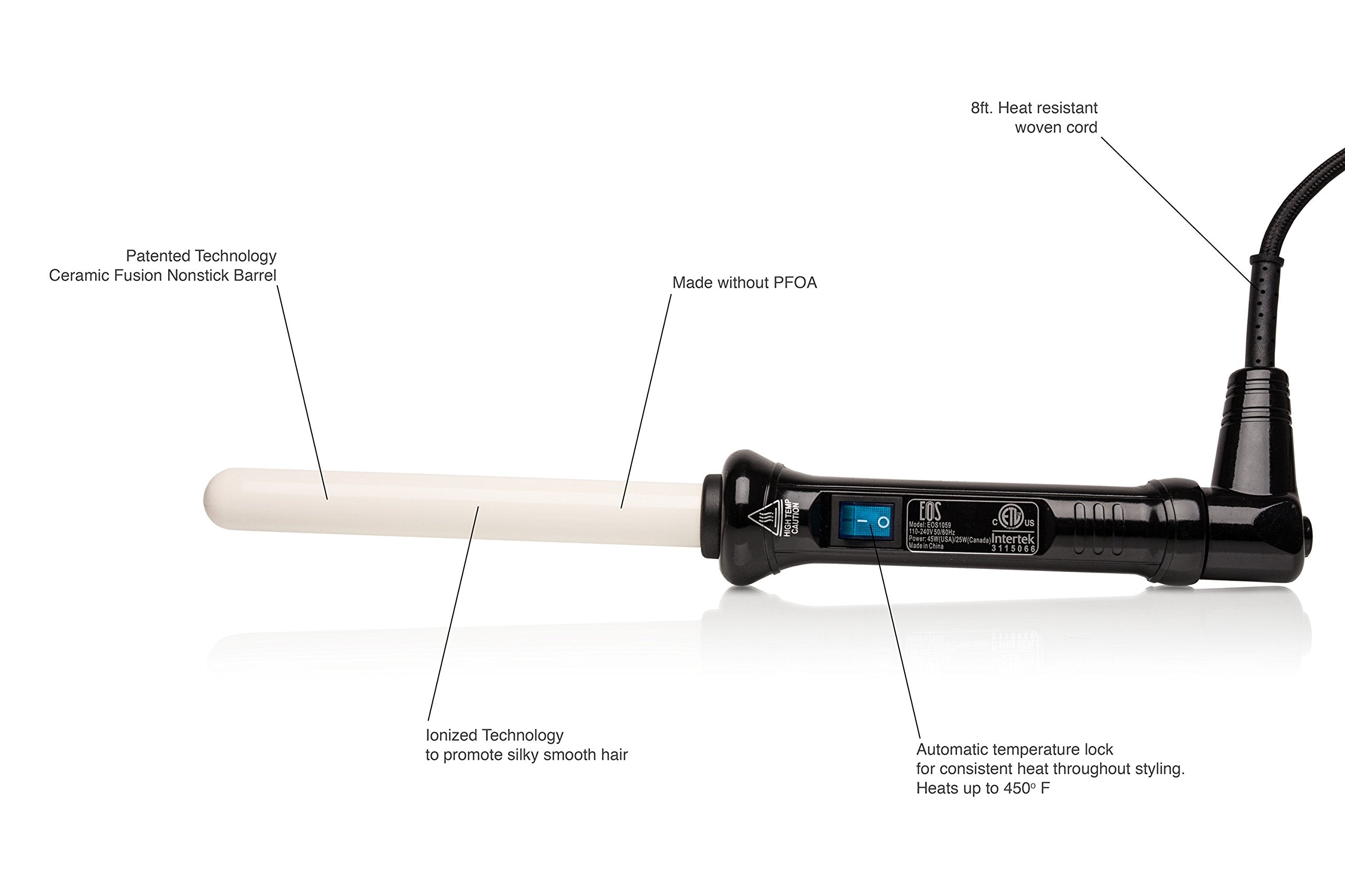 Paul Brown Hawaii EOS Curling Wand, 19 mm by Paul Brown Hawaii