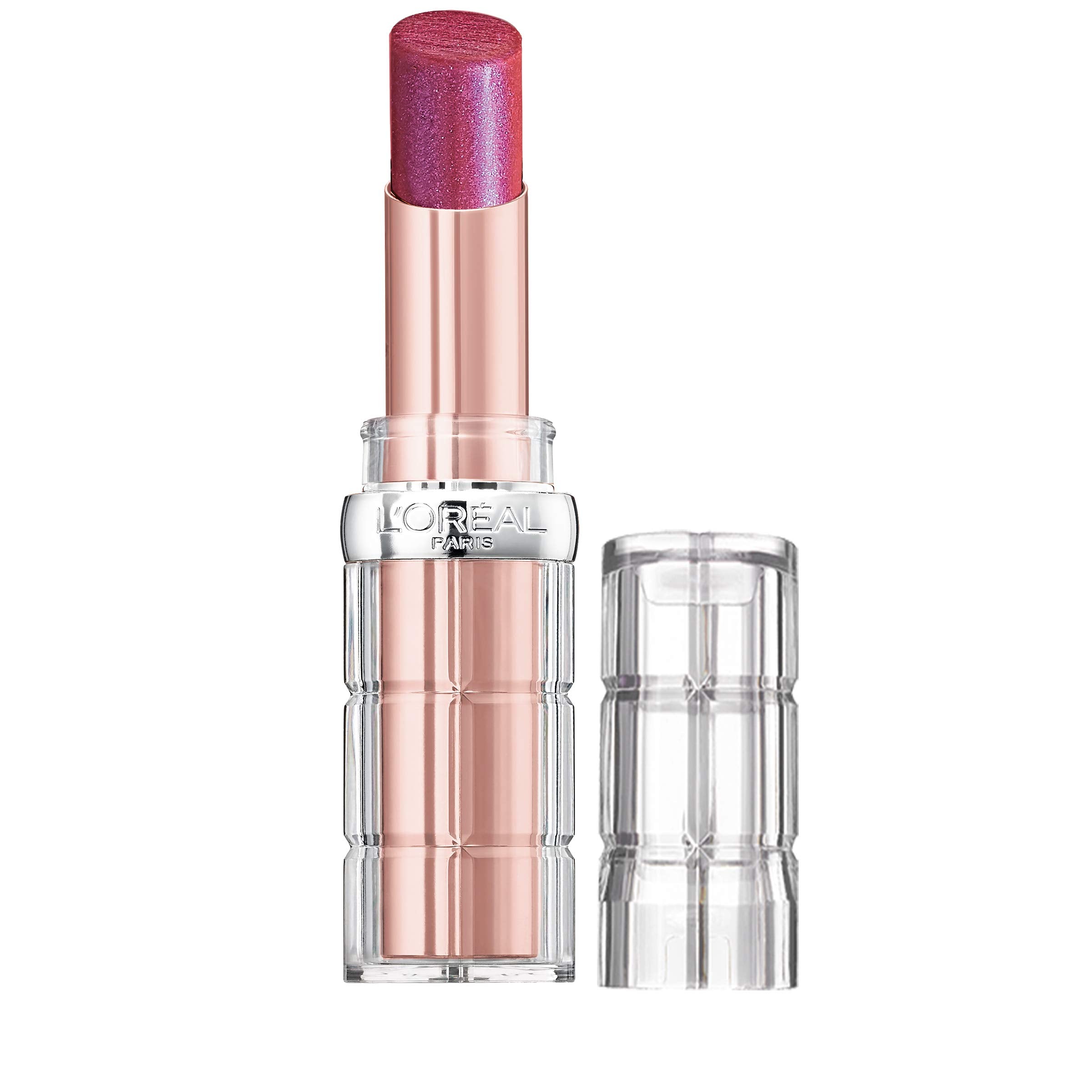 L’Oréal Paris Makeup Colour Riche Plump and Shine Lipstick, for Glossy, Radiant, Visibly Fuller Lips with an All-Day Moisturized Feel, Mulberry Plump, 0.1 oz.