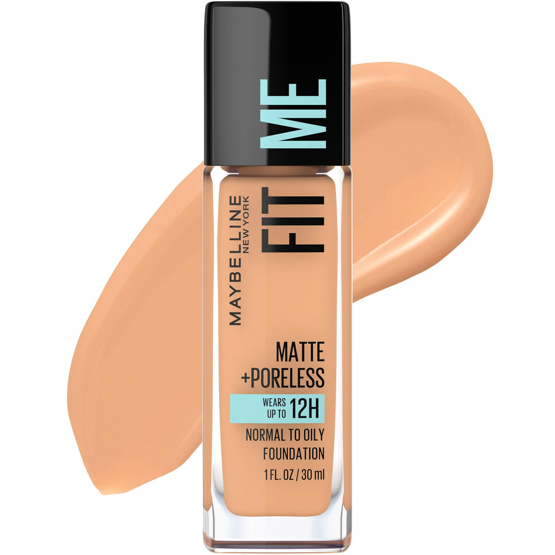 Maybelline New York Fit Me Matte Plus Poreless Foundation, Natural Tan, 1 Fluid Ounce