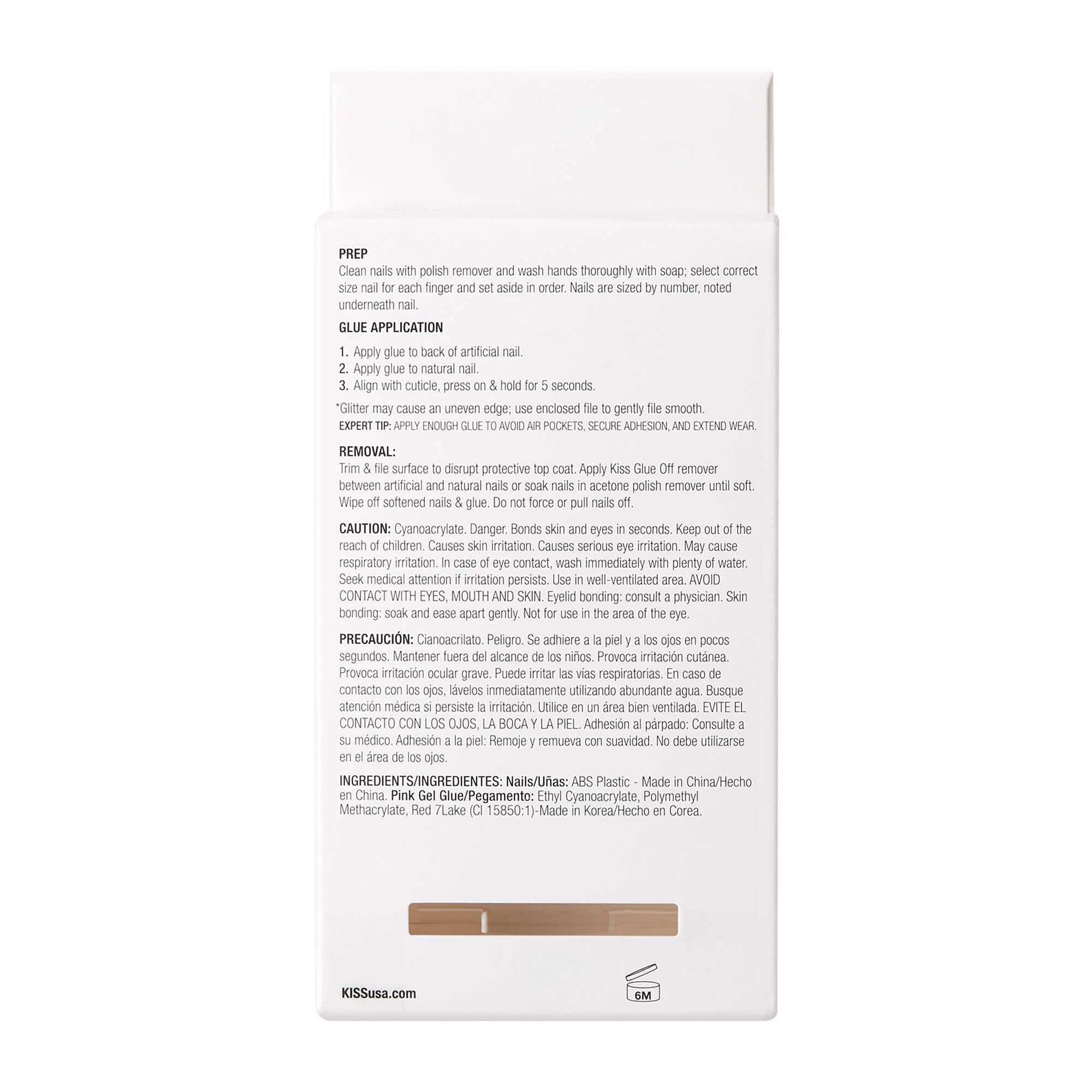 KISS Classy French Nail Manicure Kit with Gel Finish, Medium, Coffin Shaped, ââ‚¬Å“Cozy Meets Cuteââ‚¬Â, Nail Kit Includes Pink Nail Glue (Net Wt. 2 g / 0.07oz.), Mini File, Manicure Stick, and 28