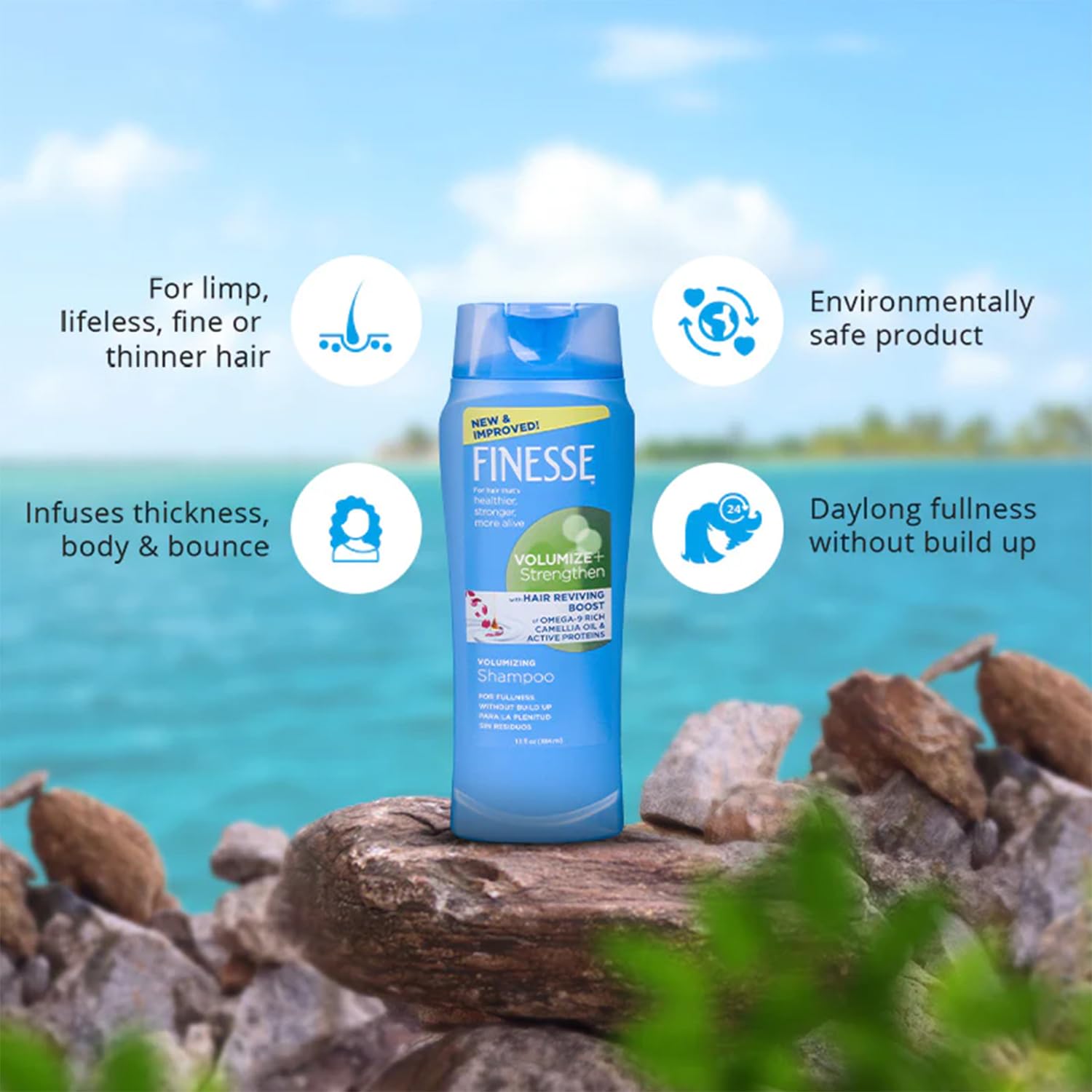 Finesse Self Adjusting Volumizing Shampoo 13 Ounce