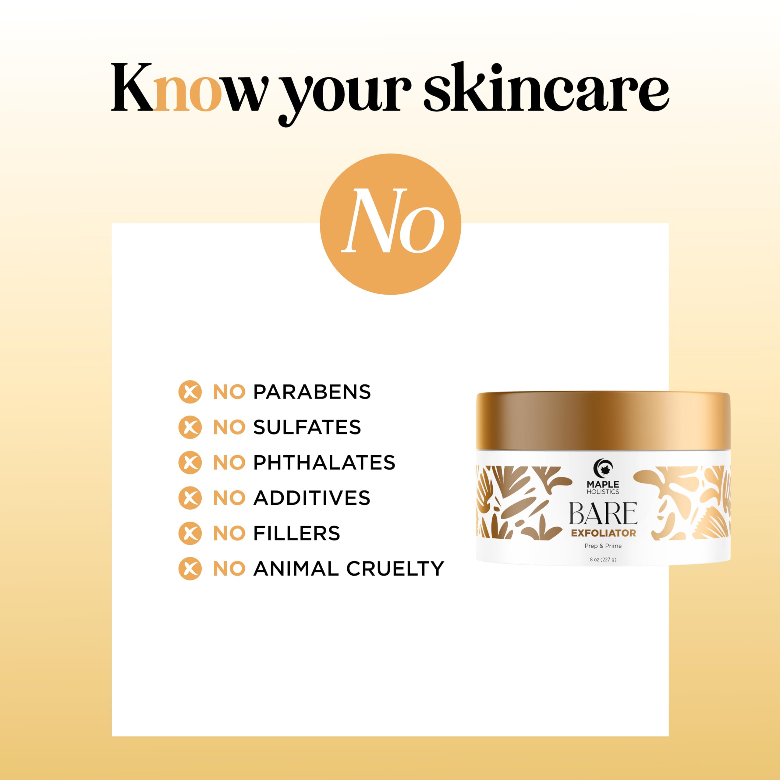 Bare Pre Shave Exfoliator for Women - Ingrown Hair Exfoliating Scrub for Bikini Area Legs & Underarms with Glycolic Acid & Volcanic Sand Exfoliants - Smoothing Bikini Area Exfoliator Pre Shave Scrub