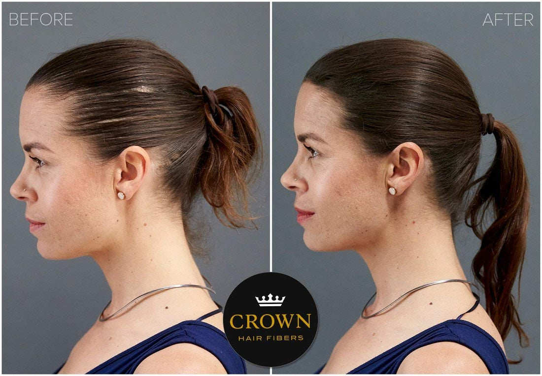 Crown Hair Fibers Best Hair Building Fibers For Bpth And Women Dark Brown