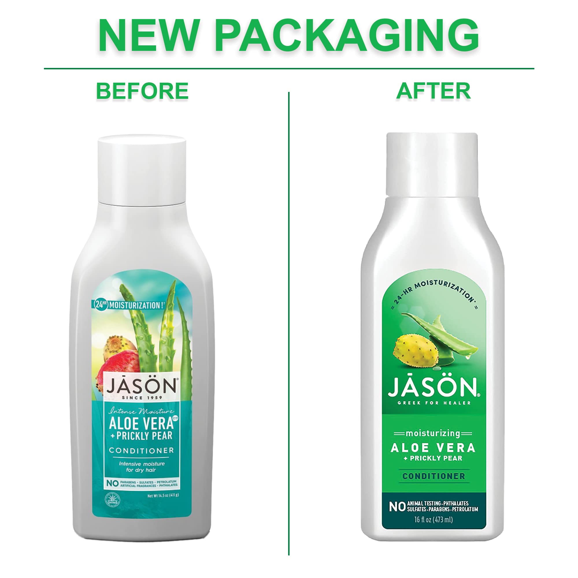 Jason Natural 84% Aloe Vera Moisturizing Conditioner, 473ml