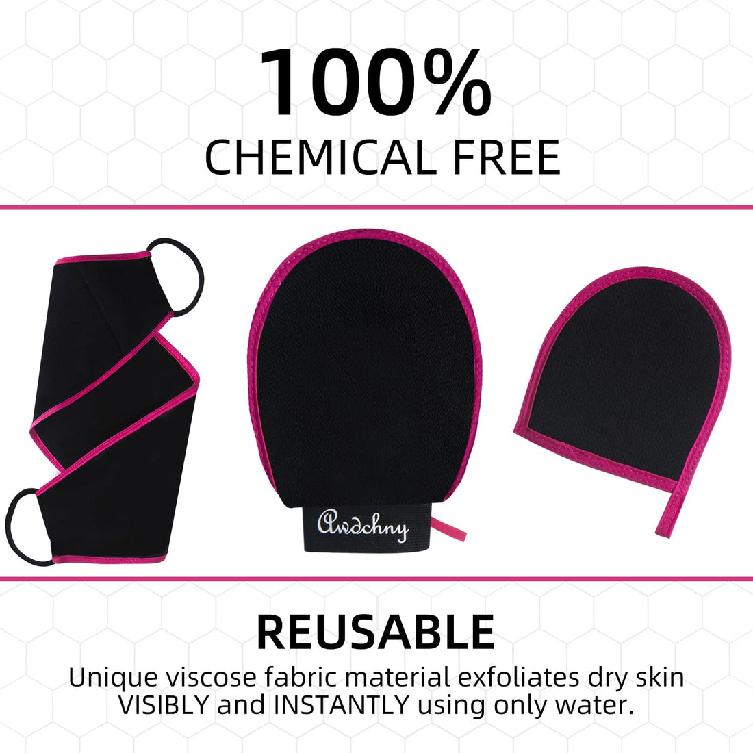 Deep Exfoliating Back Scrubber -Bath & Shower Back Scrub - Body Exfoliator Scrub Tool - Skin Care for Women & Men - Exfoliation Body Scrubber for Shower