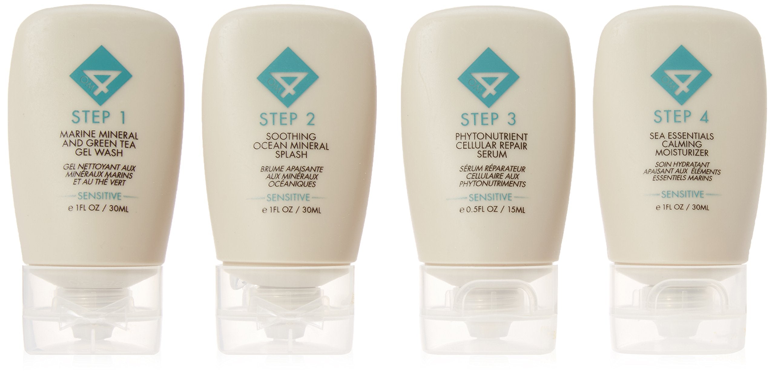 Organic Male OM4 Sensitive Travel Starter 4-Step RegiMEN - 4 ct