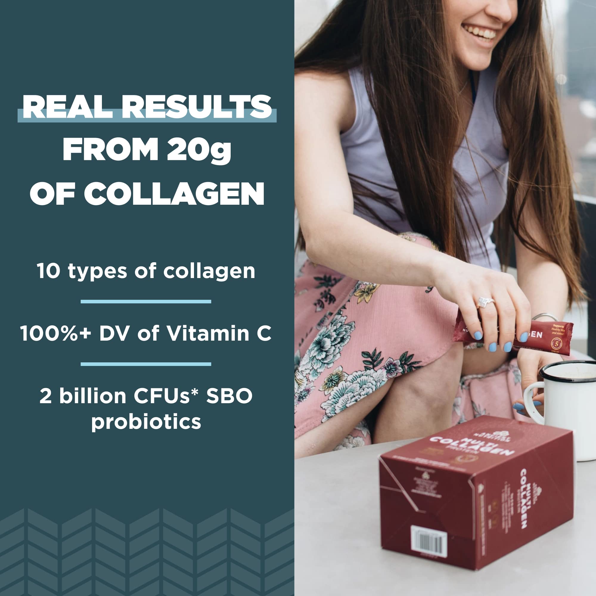 Ancient Nutrition Collagen Powder Protein, Unflavored Multi Collagen Powder Packets with Vitamin C, Pack of 40, Hydrolyzed Collagen Peptides Powder Packets Supports Skin and Nails, Gut Health