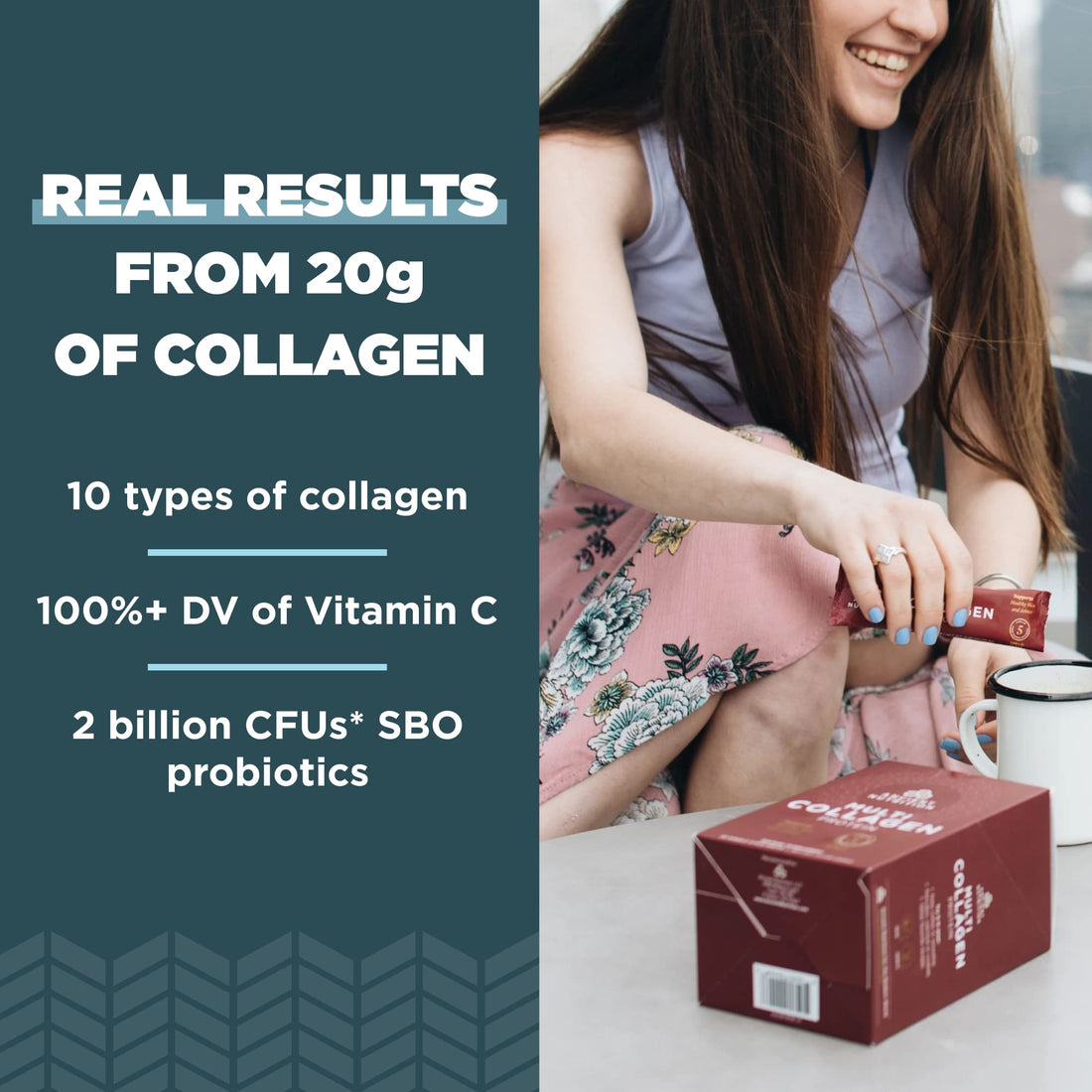 Ancient Nutrition Collagen Powder Protein, Unflavored Multi Collagen Powder Packets with Vitamin C, Pack of 40, Hydrolyzed Collagen Peptides Powder Packets Supports Skin and Nails, Gut Health