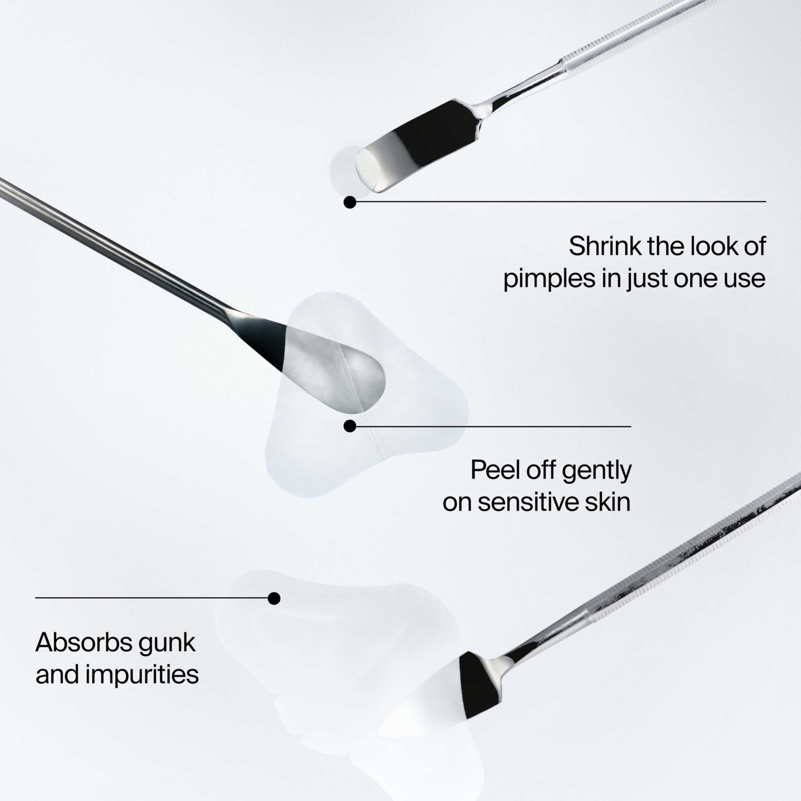 Neutrogena Triangle Acne Patches for Sensitive Skin, Small & Large Hydrocolloid Acne treatment Reduces the Look of Pimples & Blemishes in 6-8 Hours, Non-Medicated Patches, Two Sizes, 10 ct