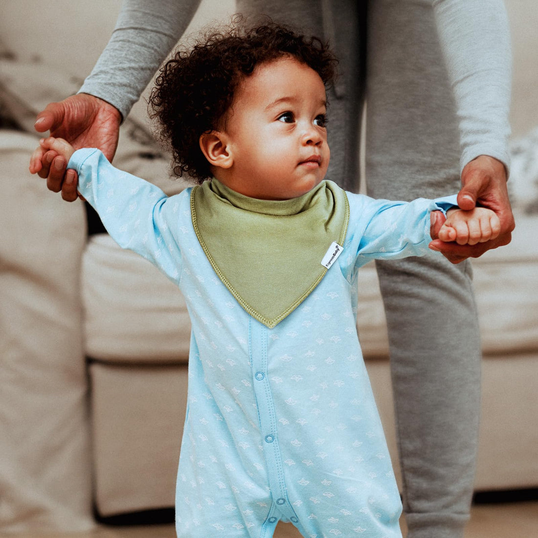 Baby Bandana Drool Bibs for Boys and Girls,Super Soft Unisex 12 Pack Absorbent Cotton Organic Bib Set for Teething and Drooling