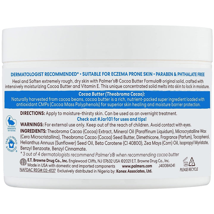 Palmer's Cocoa Butter Jar With E 7.25 oz 2 Piece