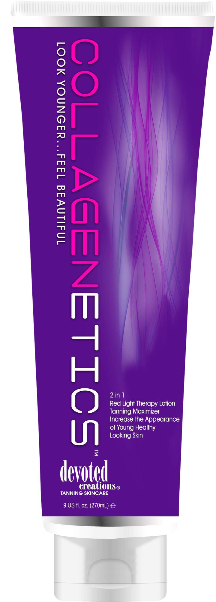 Collagenetics 2-in-1 Red Light Therapy Prep & Tanning Lotion - 9 oz. by Devoted Creations
