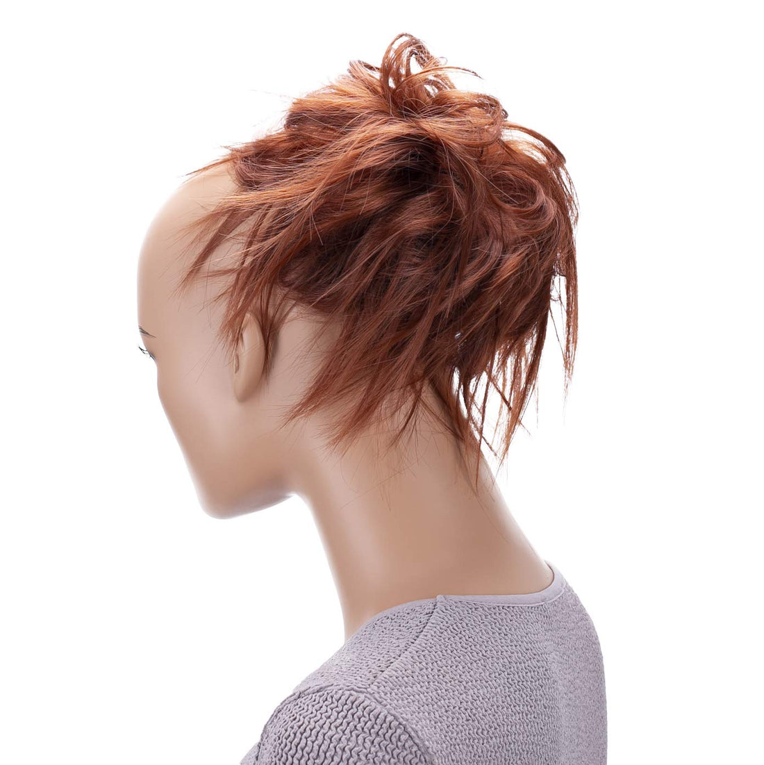 Copper Brown # 350 G14F: Prettyshop Hairpiece Hair Rubber Scrunchie Scrunchy Updos Voluminous Wavy Messy Bun Copper Brown # 350 G14F