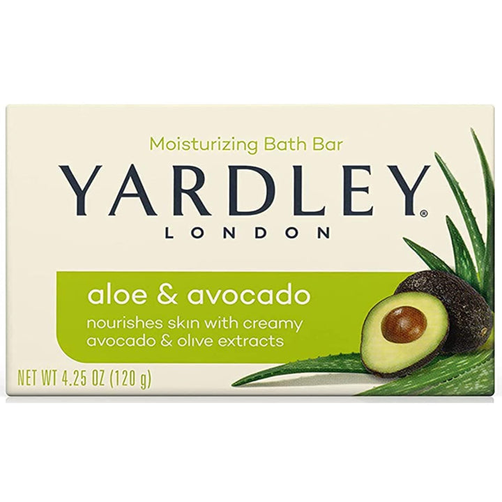 Yardley London Moisturizing Bar Fresh Aloe With Avocado Essence 4.25 oz by Yardley