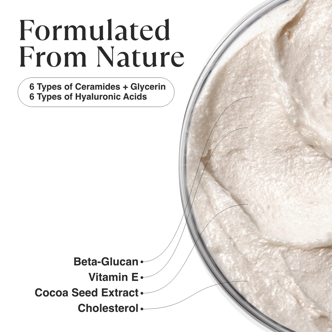 MATKAS Korean Facial Cleanser with Cocoa Seed Extract 6 Fl. Oz. - Hydrating Foaming Gel - 6 Ceramides, 6 Types of Hyaluronic Acid, Gentle Deep Cleansing Korean Face Wash, Moisturizing Face Cleanser