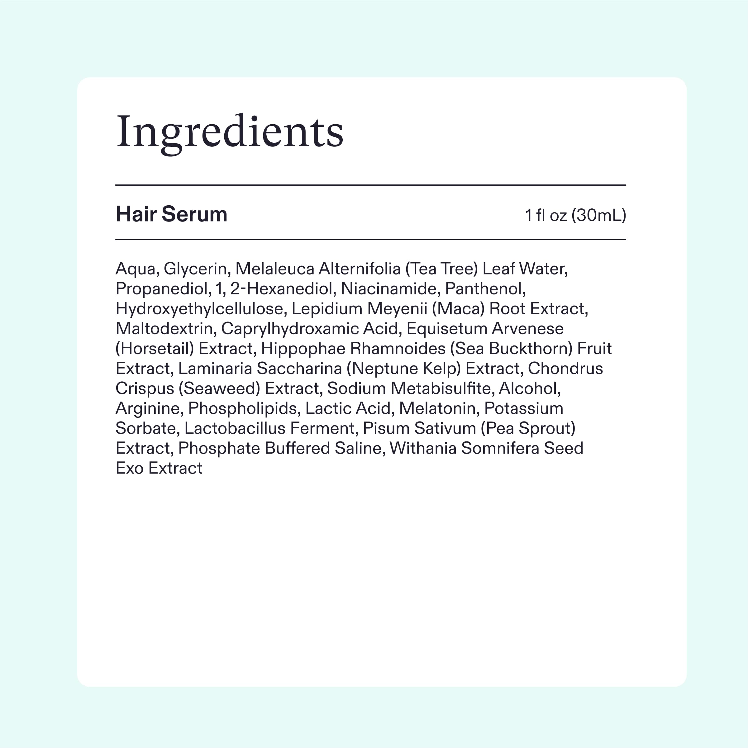 Nutrafol Women's Hair Serum, Supports Visibly Thicker and Stronger Hair, Vegan, Lightweight and Fast-Absorbing - 1 Fl Oz, 1 Bottle