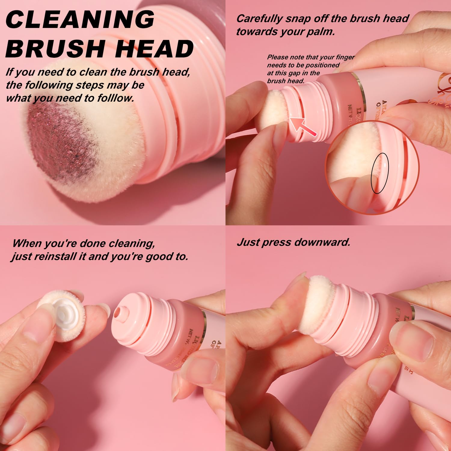 YOUNG VISION Shimmer Liquid Blush Wand - Radiant Cheek Tint | Luminous Rubor Liquido con Brillo | Dewy & Light-Reflecting | Maquillaje Iluminador para Mejillas,25ml/0.84 fl oz