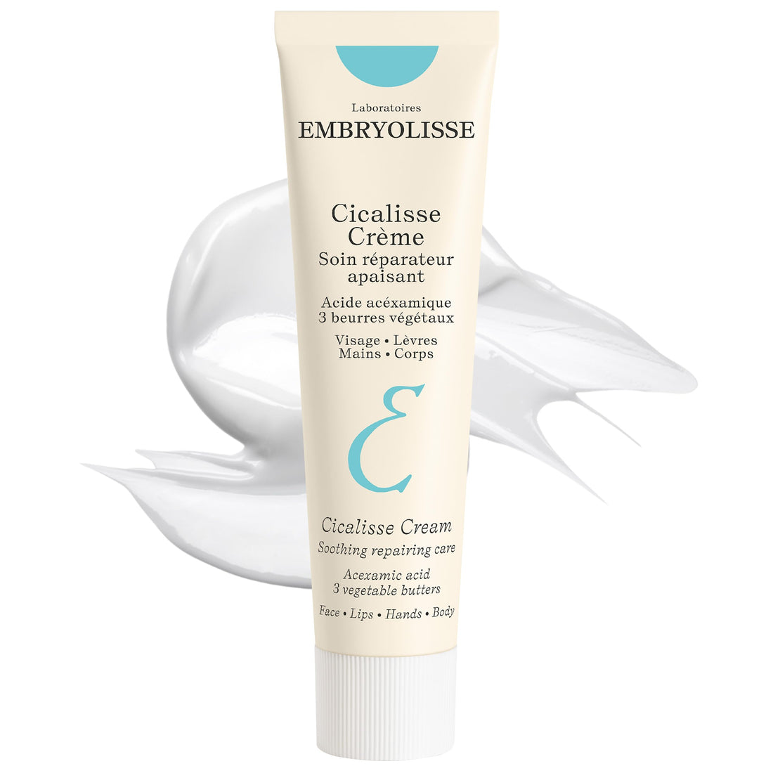 Embryolisse Cicalisse Face Cream. Moisturizer with Hyaluronic Acid that Accelerates Skin's Restoration Process - Daily Skin Care for Face, Body and Lips, All Skin Types - 1.35 Fl Oz