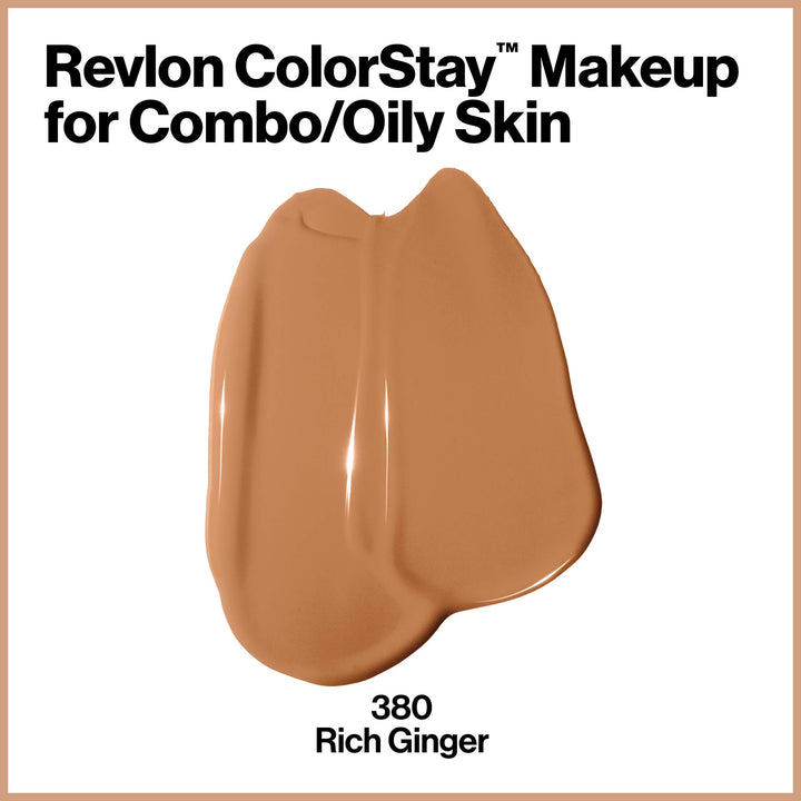 Revlon Colorstay Foundation for Combination/Oily Skin, Rich Ginger