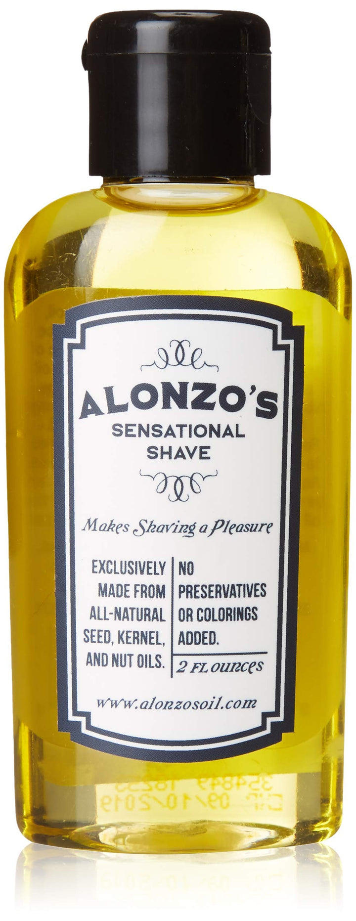Alonzoââ‚¬â„¢s Sensational Premium Natural Shaving Oil for Men | Works as Moisturizing Pre Shave/After Shave/Beard Oil for Face Body & Head | Smooth Pre-Shave 2oz