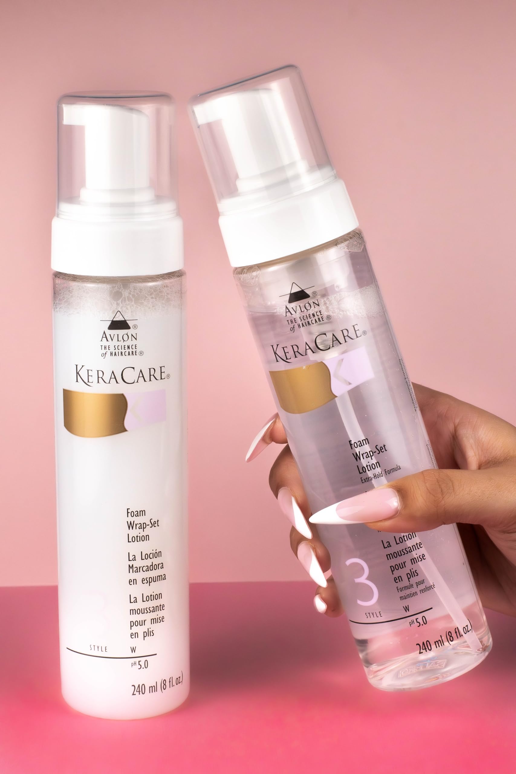 Avlon Keracare Foam Wrap-Set Lotion 8 Ounce