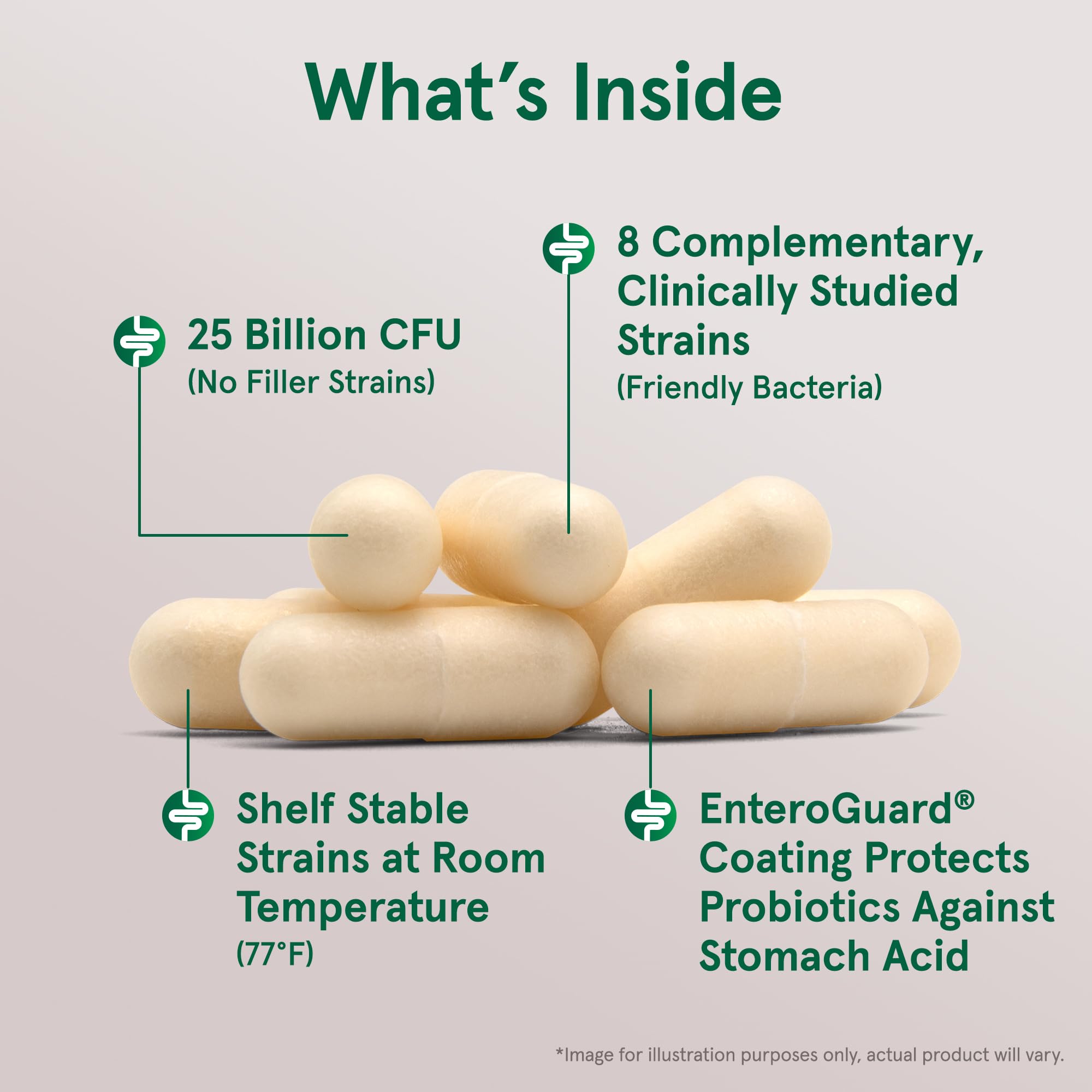 Jarrow Formulas Jarro-Dophilus EPS Higher Potency - 25 Billion Organisms Per Serving - 60 Veggie Caps - Multi-Strain Probiotic - Intestinal & Immune Health - 60 Servings