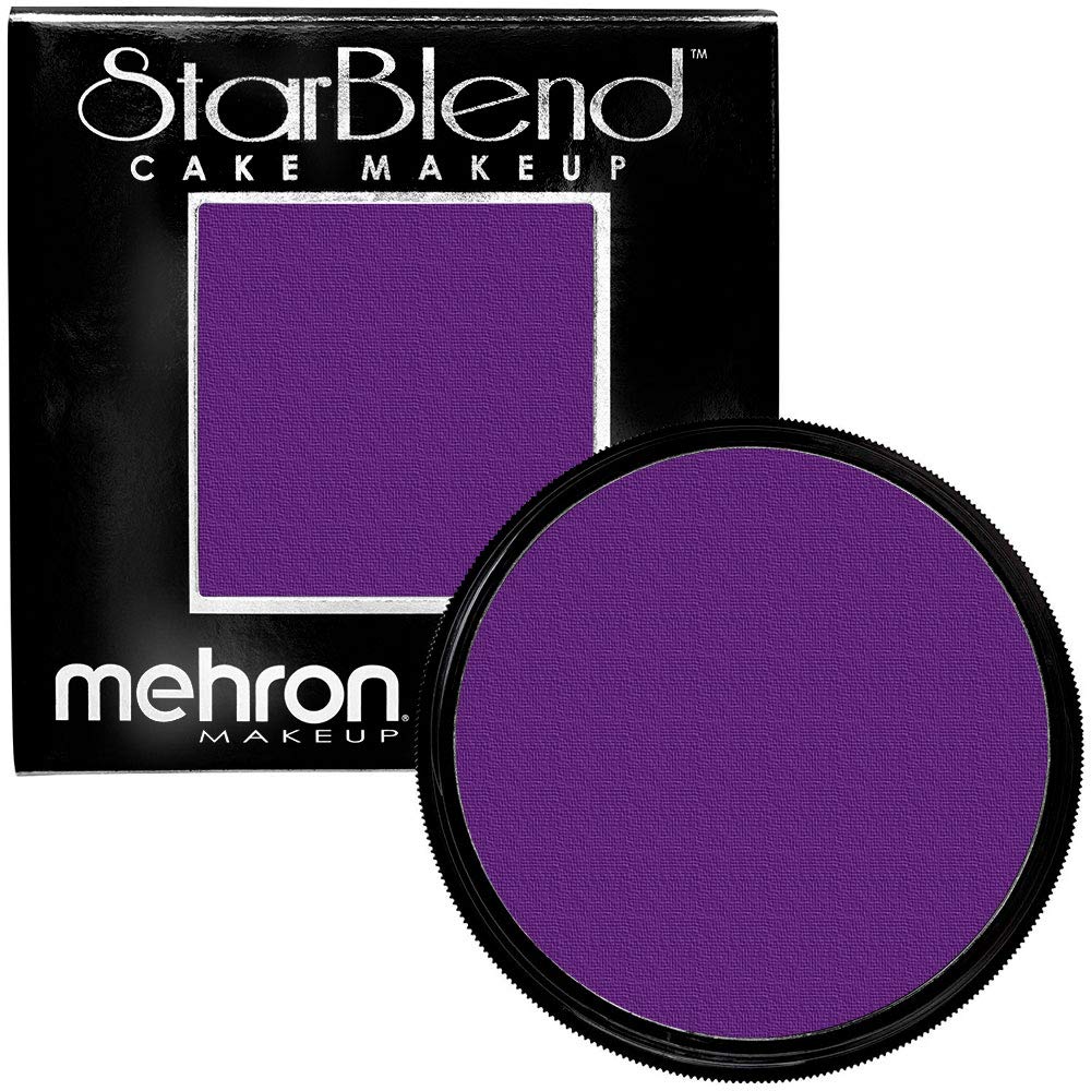 Mehron Makeup StarBlend Cake Makeup PURPLE - 2oz