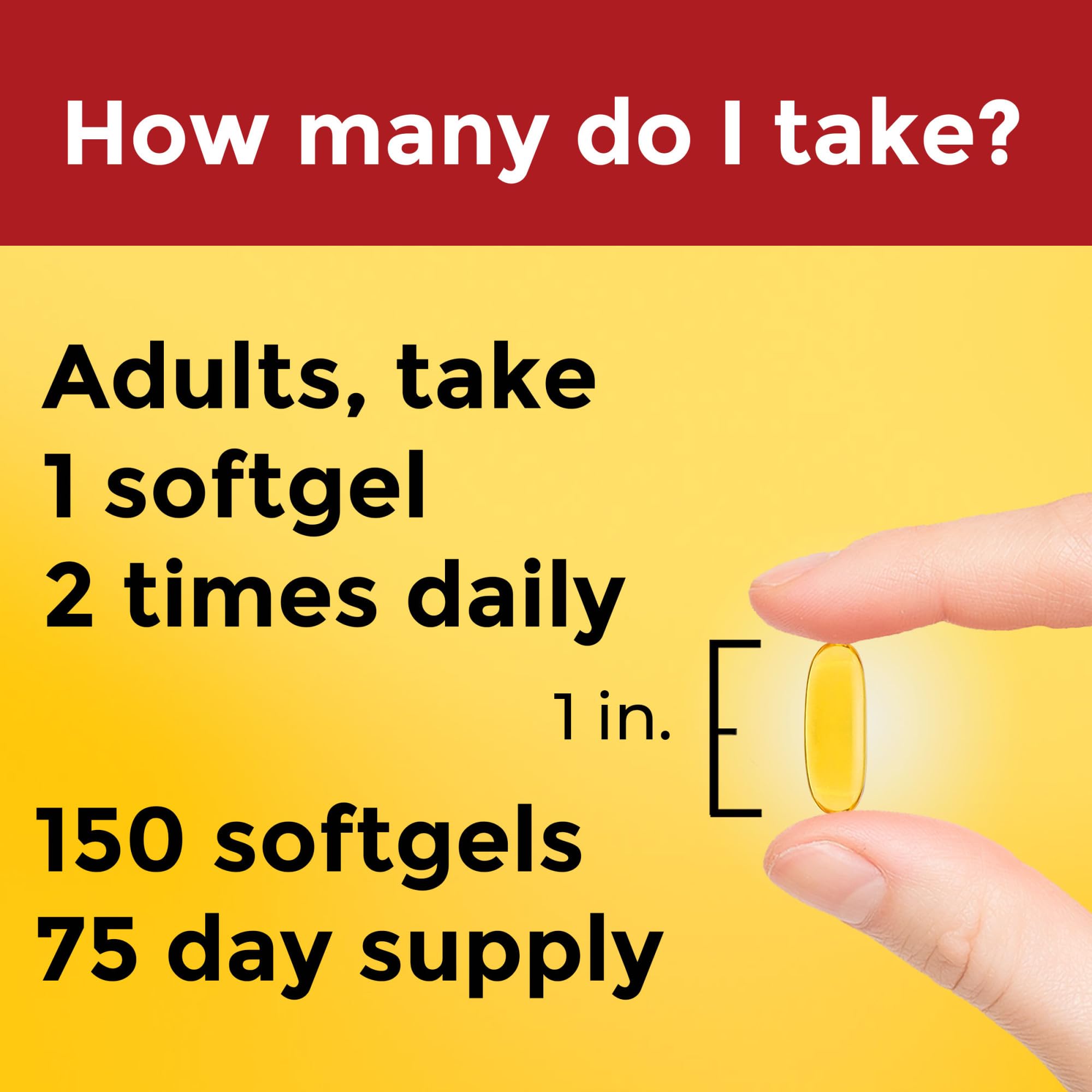 Nature Made Triple Omega 3 6 9, Flaxseed, Safflower, & Olive Oils, Healthy Heart Support, Fish Free Omega 3 Supplement, 150 Softgels, 75 Day Supply