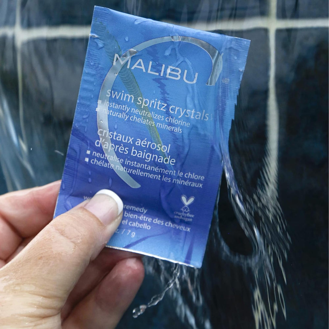 Malibu C Swim Spritz Crystals, 7 g.