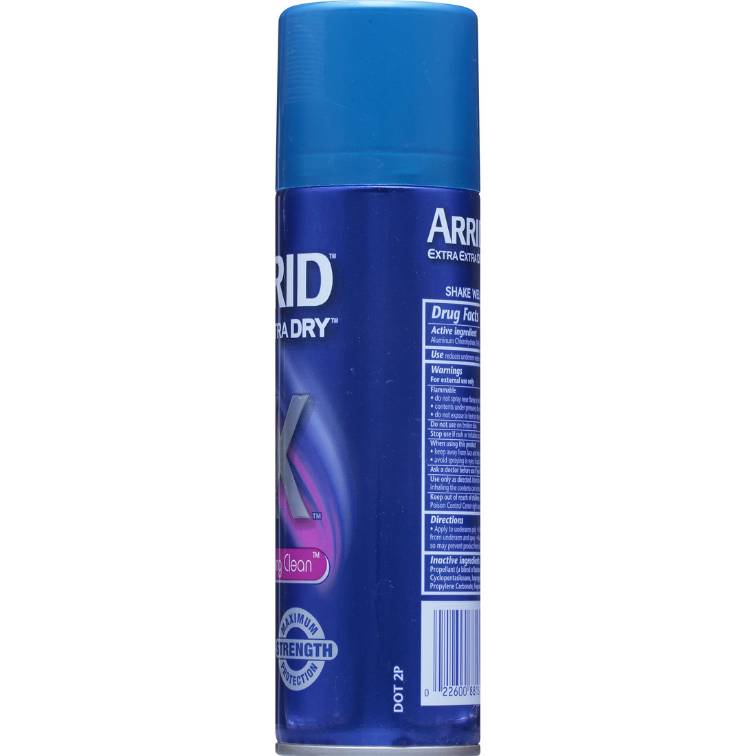 Arrid XX Aerosol Spray Antiperspirant & Deodorant