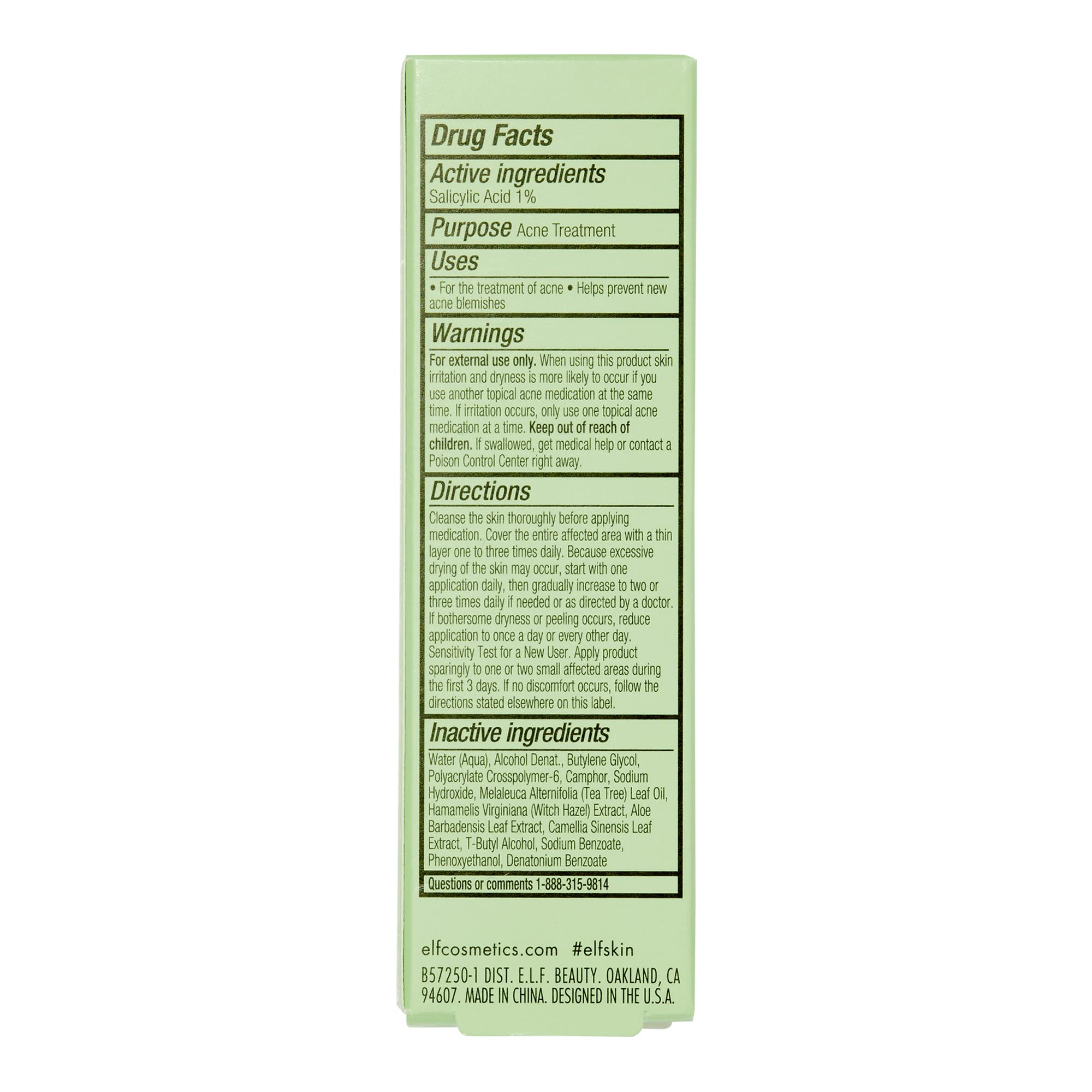 e.l.f. SKIN Blemish Breakthrough Acne Fighting Spot Gel, Roll-on For Treating Blemishes, Made With Salicylic Acid, Vegan & Cruelty-Free