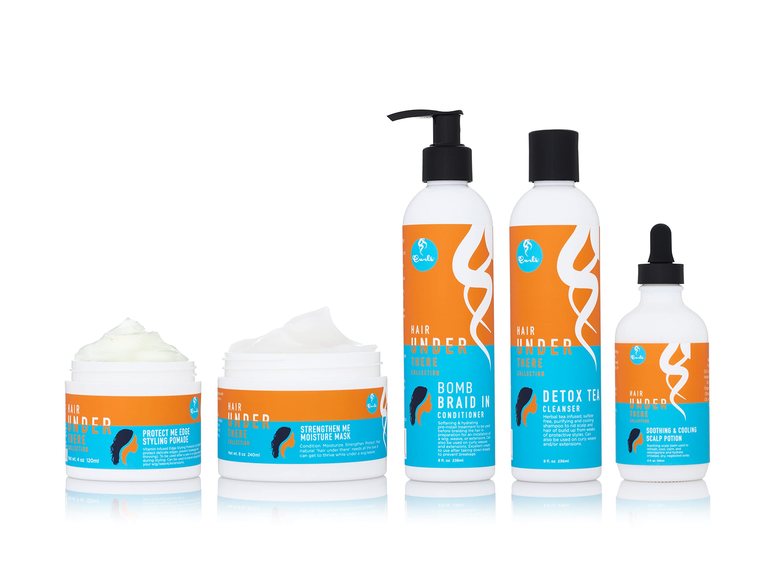 Curls Hair Under There, Detox Tea Shampoo 8 oz