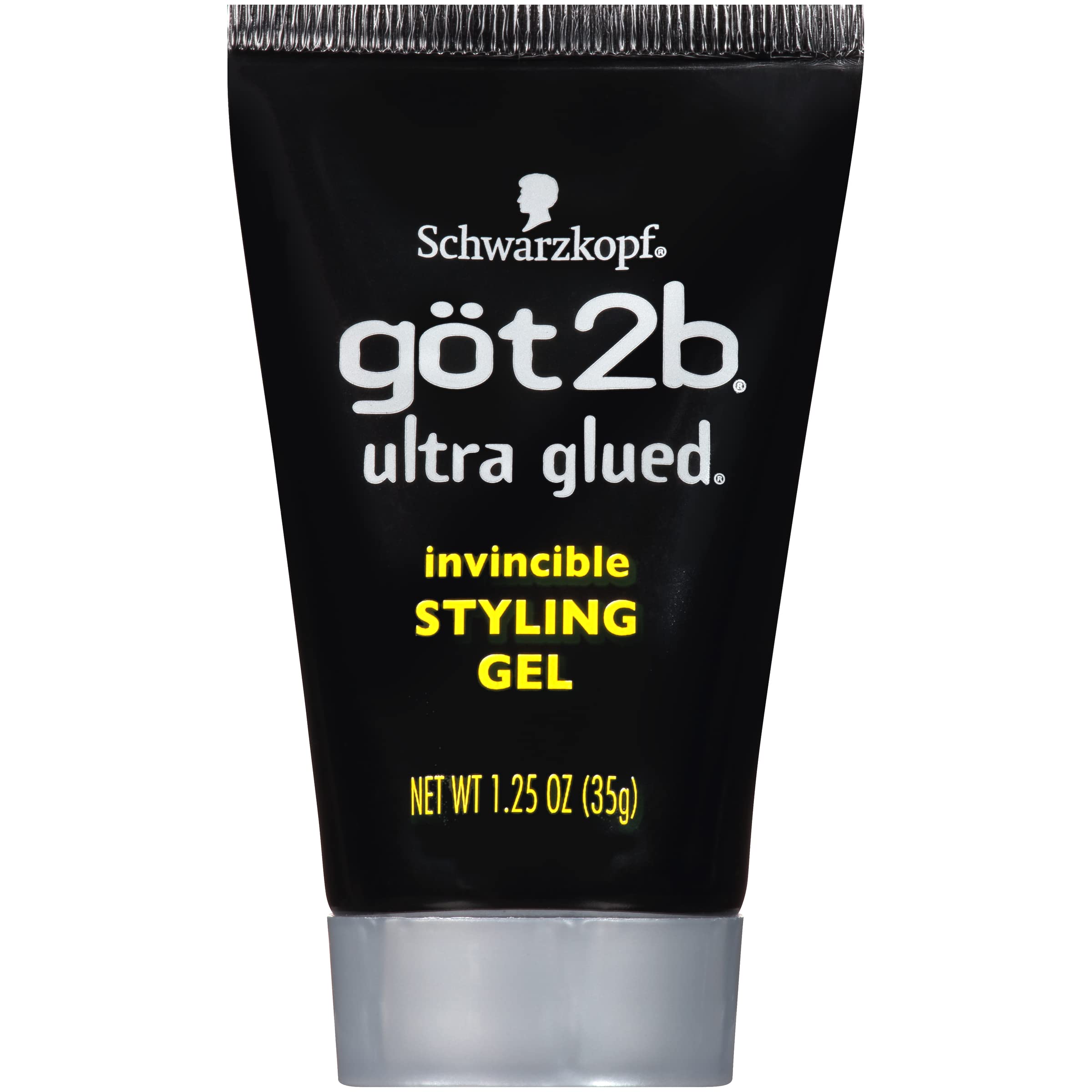 Got2B Glued Styling Spiking Hair Gel 2 - 6 oz tubes + 1 Travel 1.25 oz tube
