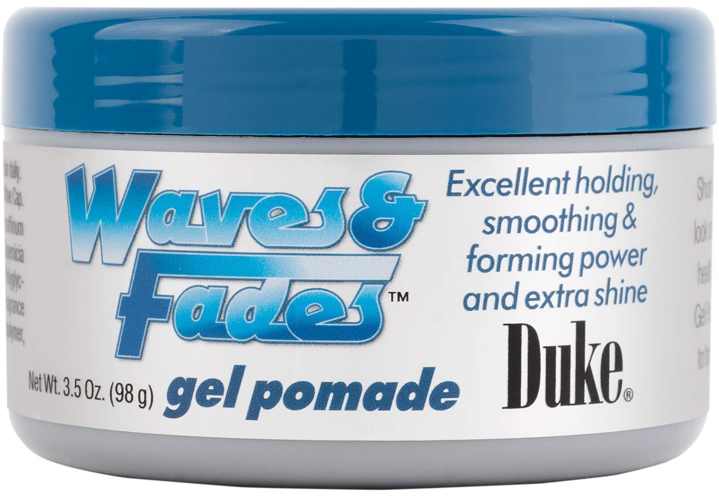 Duke Waves and Fades Gel Pomade, 3.5 Ounce