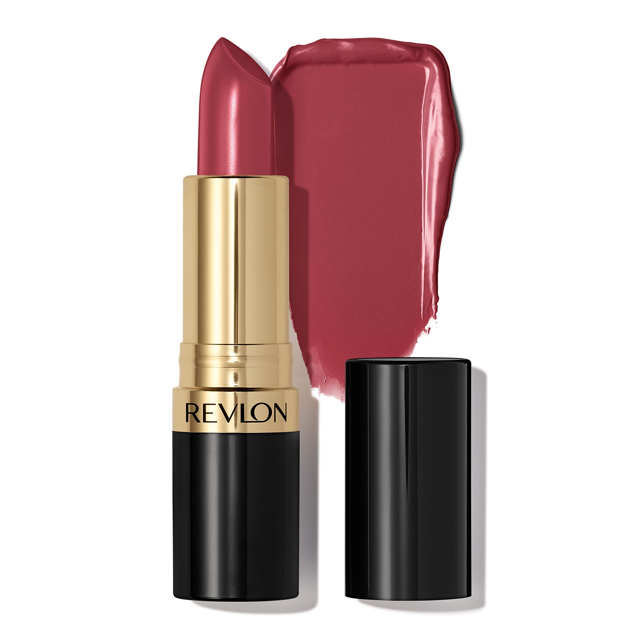 Revlon Super Lustrous Lipstick, Creamy Formula For Soft, Fuller-Looking Lips, Moisturized Feel, 510 Berry Rich, 0.15 oz