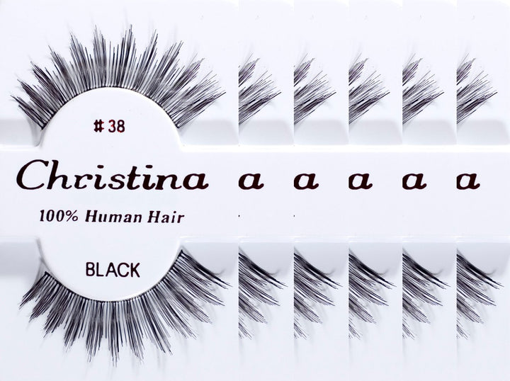 6packs Eyelashes - #38 (Christina)