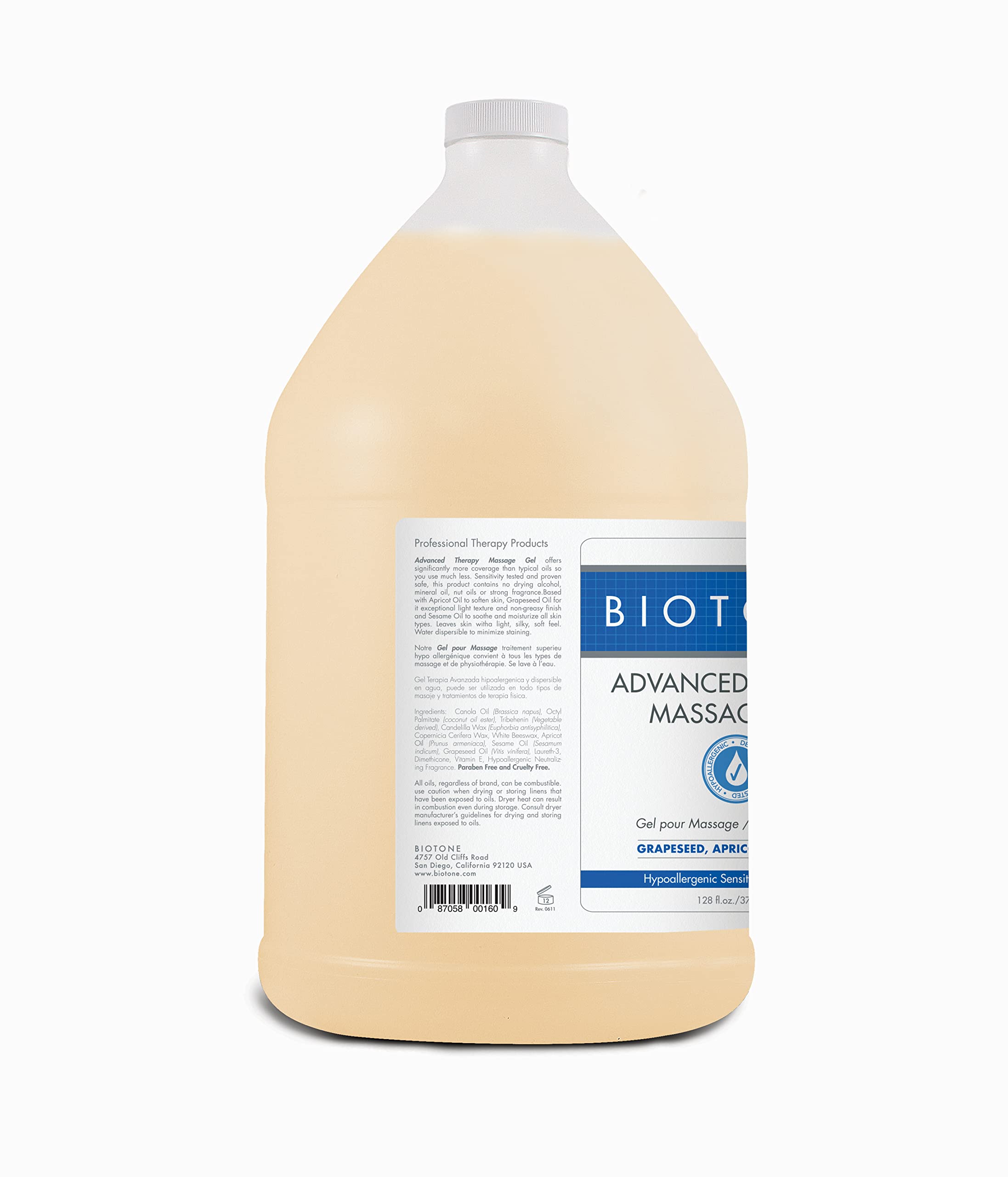 Biotone Advanced Therapy Mass Gel, 128 Ounce