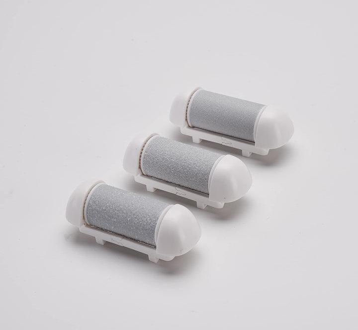 3 Different Replacement Roller Head for Model IW-9043 Electric Callus Remover, Foot File Pedicure Tools for Feet Callus Shaver Pedicure kit for Cracked Heels and Dead Skin