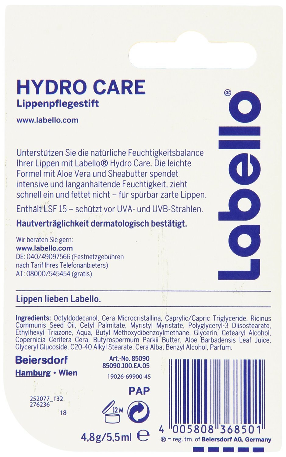 Labello Lip Balm Hydro Care - 3 pack