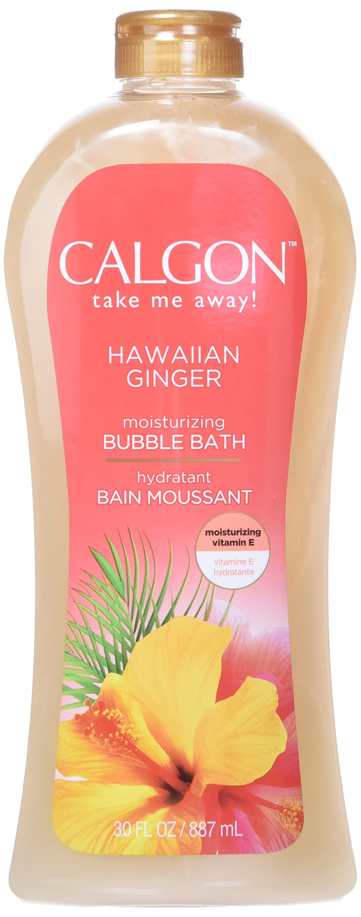 Calgon Skin Silkening Bubble Bath /Hawaiian Ginger by Calgon
