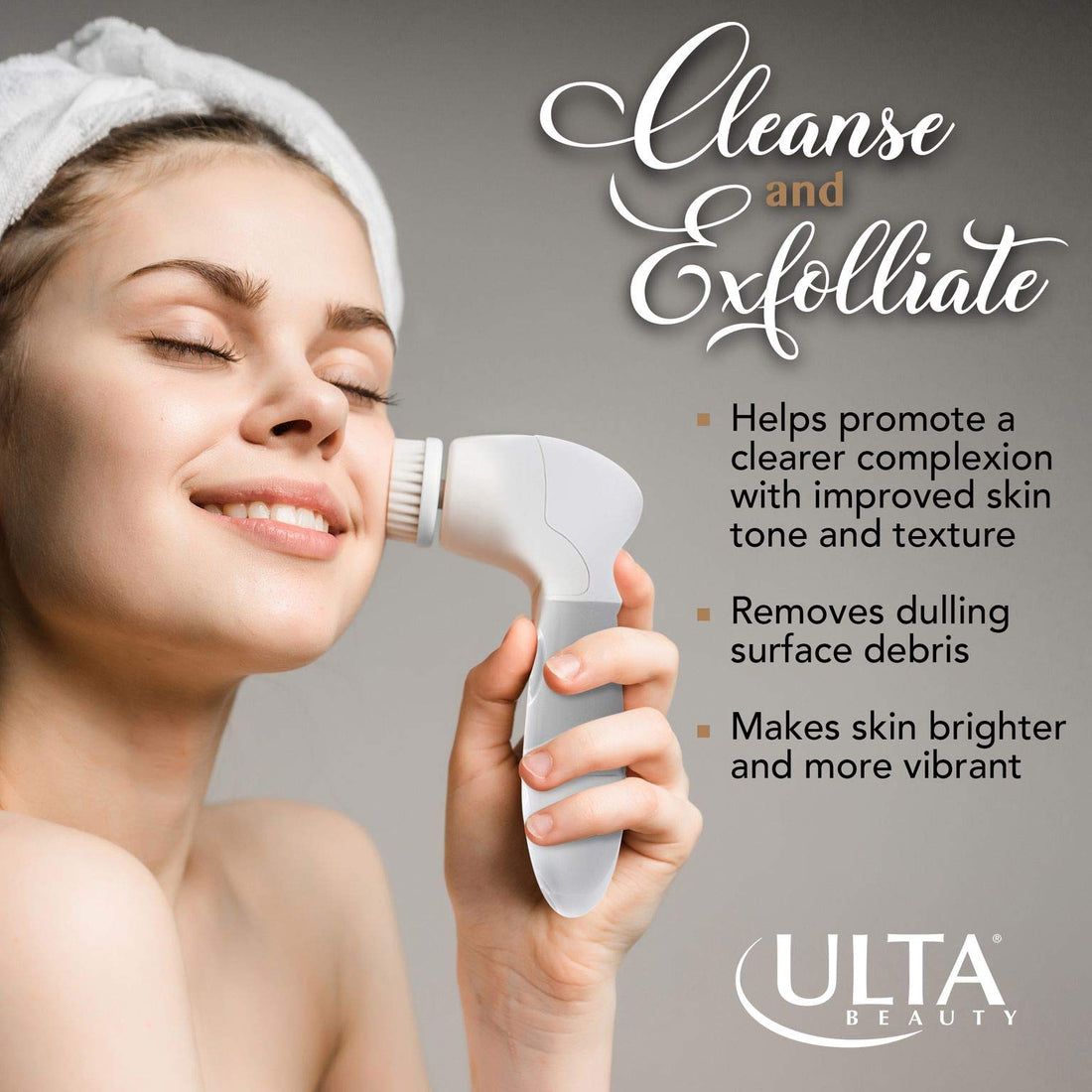 ULTA Beauty Advanced Cleansing Dual-Action Facial Cleansing System and One Set Replacement Brushes