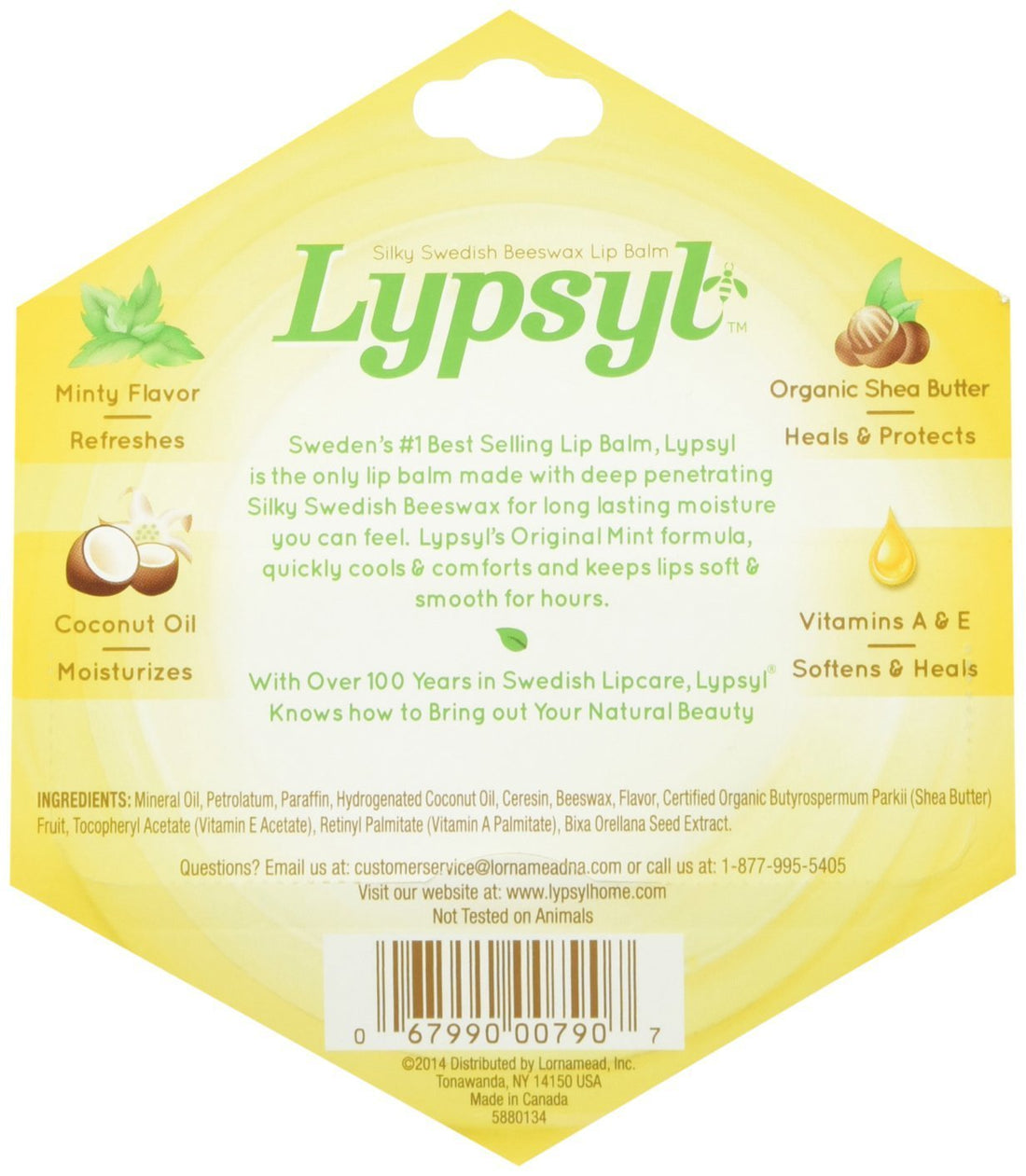 LypSyl LypMoisturizer Orginal Stick-0.1 oz, 2 pack