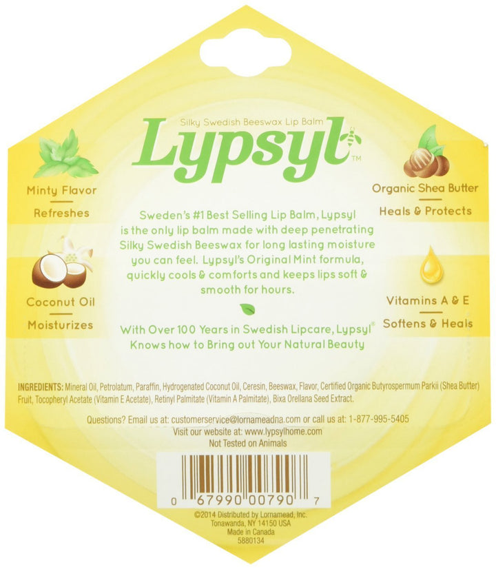 LypSyl LypMoisturizer Orginal Stick-0.1 oz, 2 pack