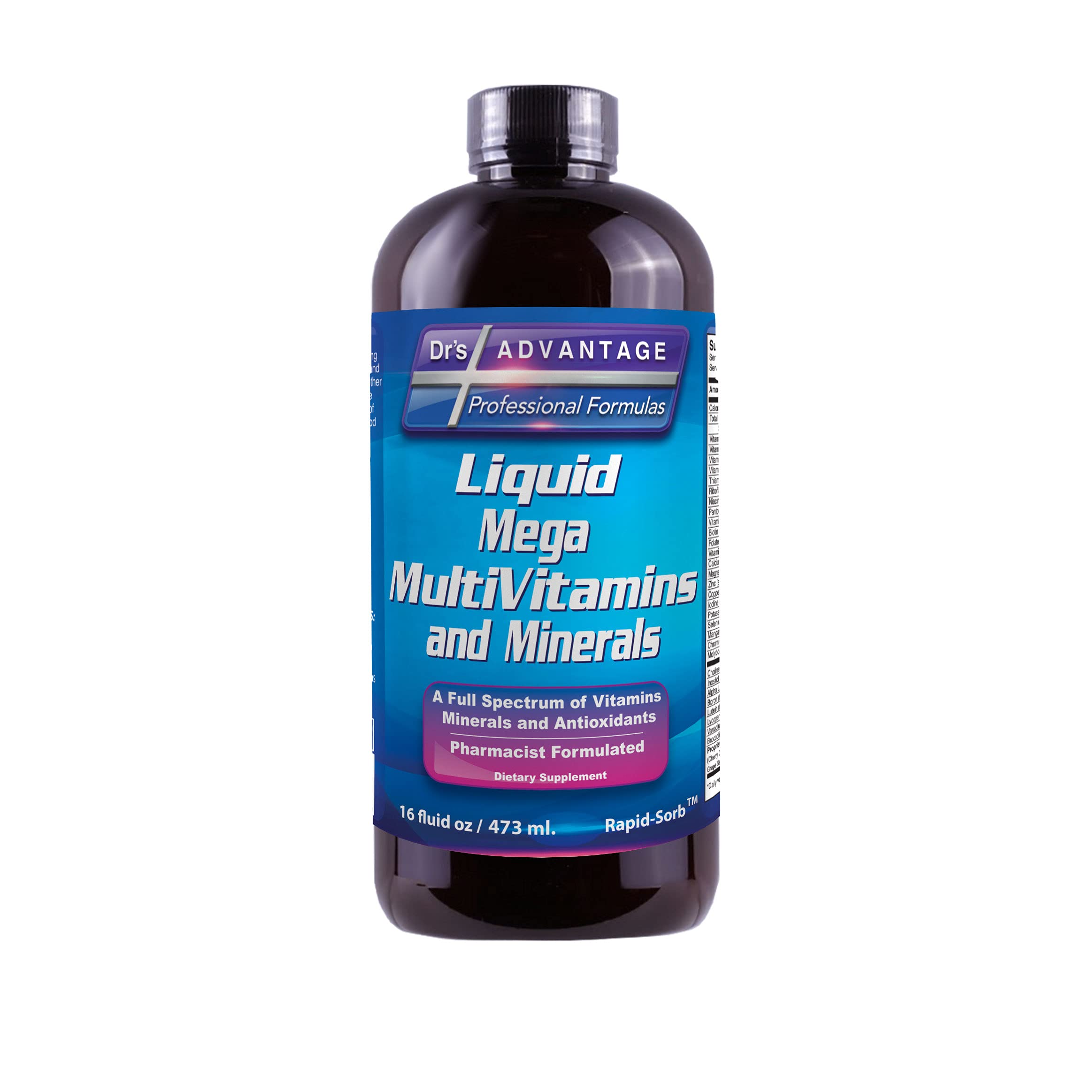 Drs Advantage - Liquid Mega MultiVitamins and Minerals 32oz [Health and Beauty]