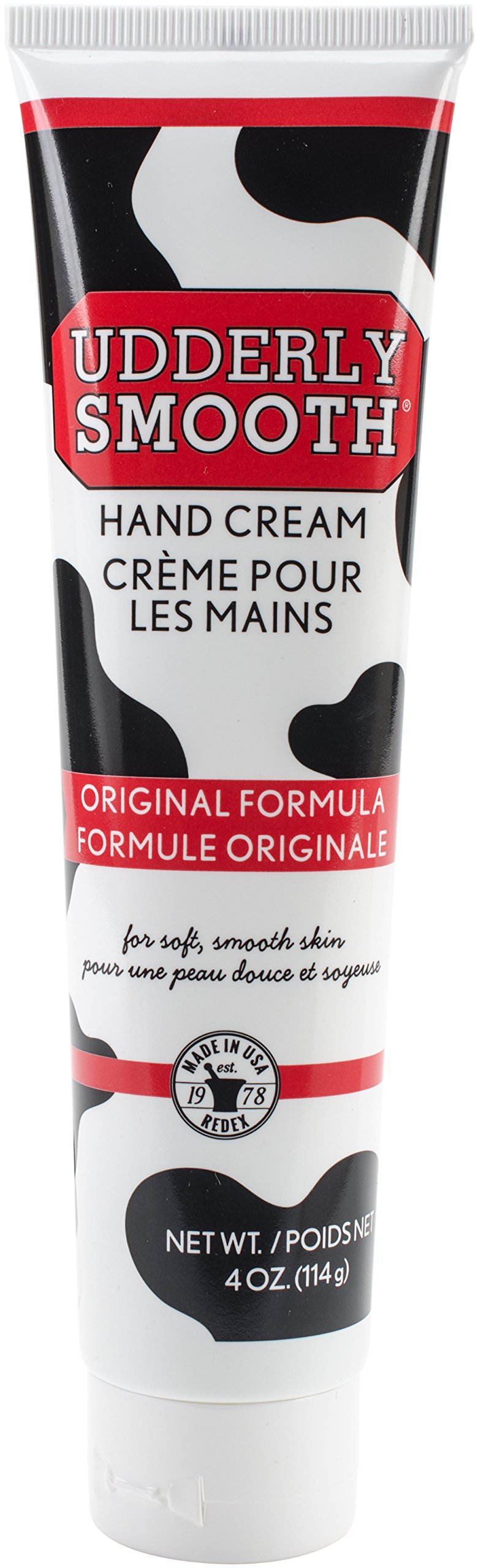 Udderly Smooth Udder Cream, Skin Moisturizer, 4 Ounce Tube