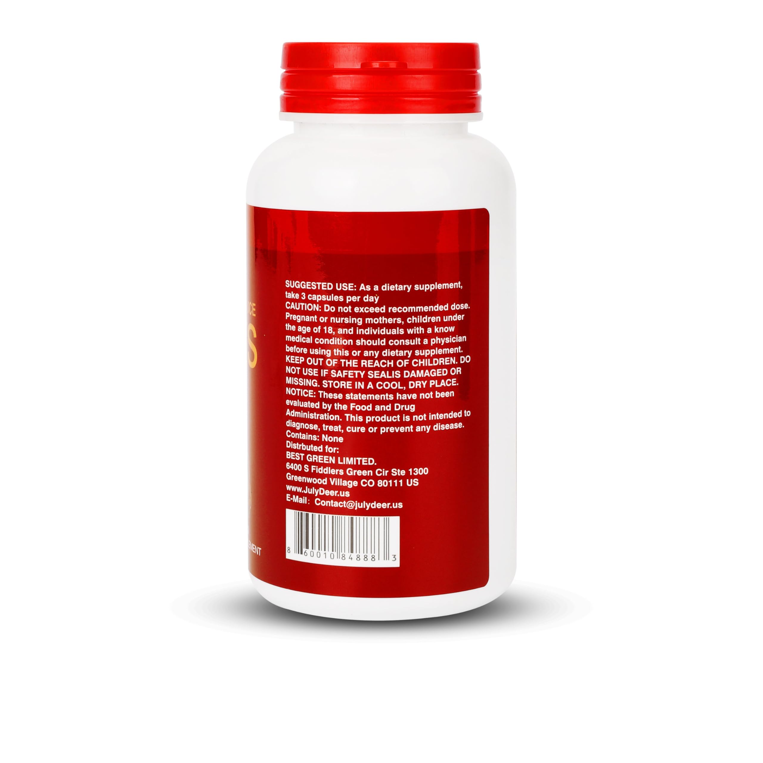 Fruit Supplement – 90 Total Vegetarian Capsules | Balance of Natural 16 Whole Fruits Blend | Fresh Superfood Formula with Vitamins and Minerals