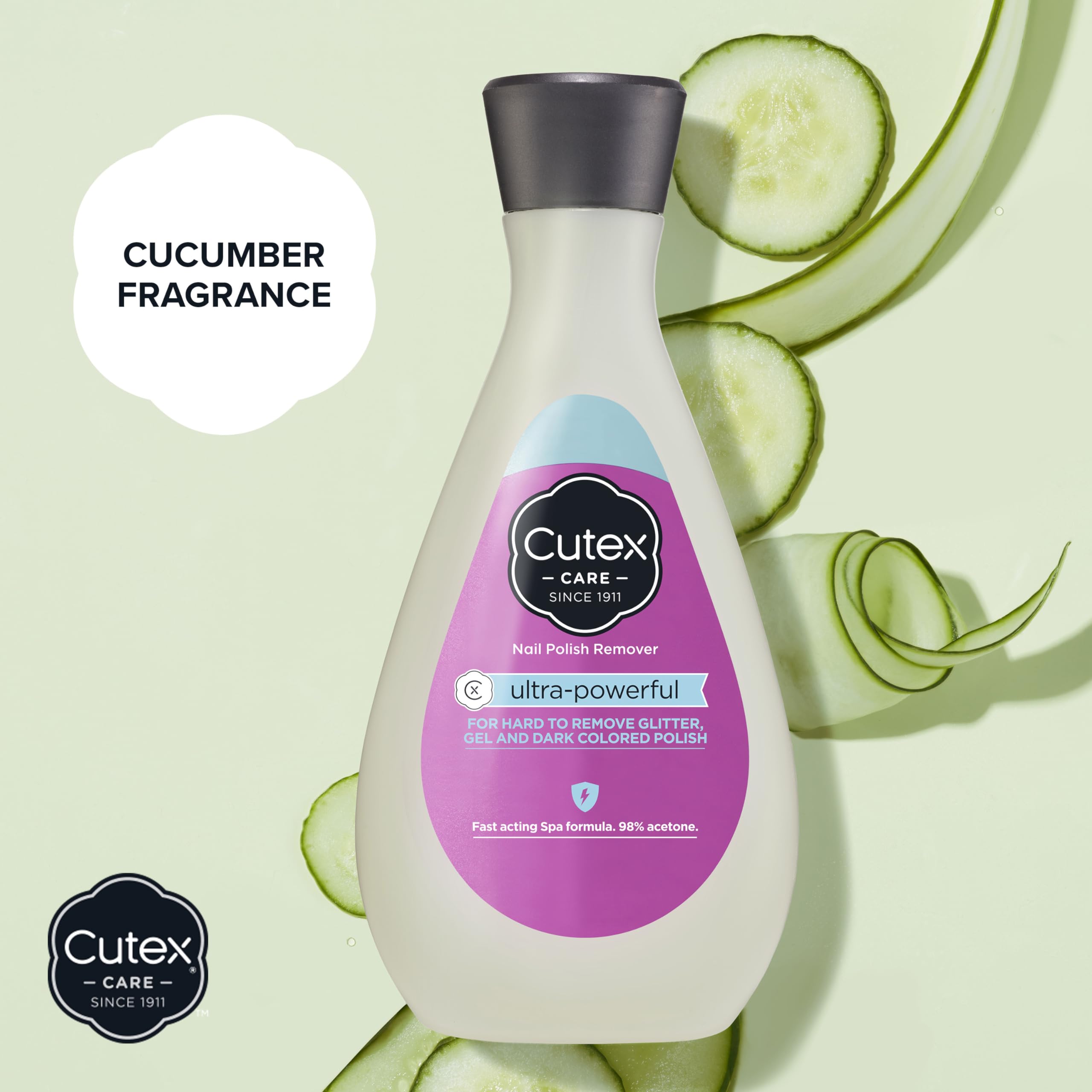 Cutex Ultra-Powerful Nail Polish Remover 6.76 Fl Oz